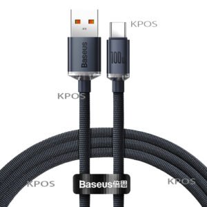 BASEUS FAST CHARGING DATA CABLE USB TO TYPE C 100W  2M