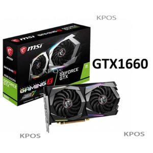 MSI GTX1660 GAMING X 6GB VGA, NVIDIA GeForce, Boost Clock – 1860MHz, GDDR5 Graphic Card, DisplayPort x 3 / HDMI x 1, GeForce GTX 1660 GAMING X 6G