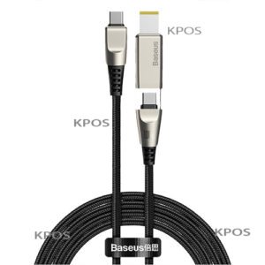 BASEUS FLASH SERIES ONE-FOR-TWO FAST CHARGING DATA CABLE WITH SQUARE HEAD