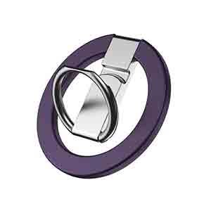 Magnetic phone ring holder ( black and purple )