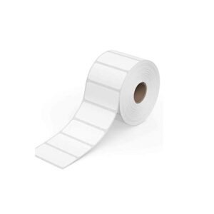 75mm X 50mm White Glossy PVC Label in Kuwait