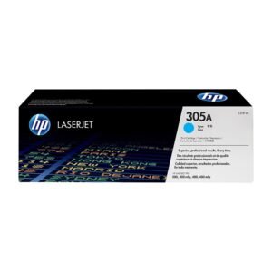 HP 305A Cyan CE411A Toner – Original LaserJet Cyan Toner for Vivid Colors