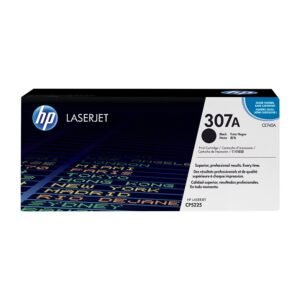 HP 307A Black CE740A Toner – Original LaserJet Black Toner for Sharp Prints