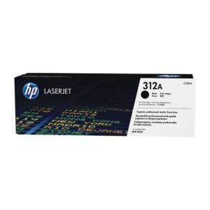 HP 312A Black CF380A Toner – Original LaserJet Cartridge for Professional Printing