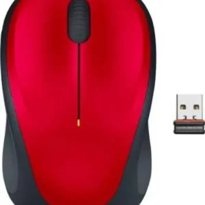 Logitech Wireless Mouse M220 SILENT – Red