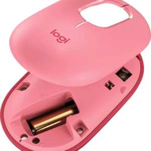 Logitech POP with Emoji Wireless/Bluetooth Mouse-Pink