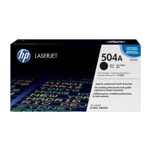 HP 504A Black CE250A Toner – Original LaserJet Toner Cartridge