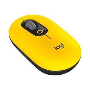 Logitech POP with Emoji Wireless/Bluetooth Mouse-Yellow