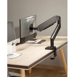 Twisted Minds Single Monitor Mechanical Spring Monitor Arm -Black (Fit Screen Size 17″-45″)