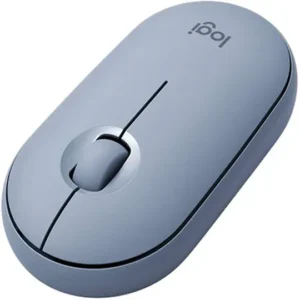 Logitech Pebble M350 Wireless/Bluetooth Mouse – Blue/Grey