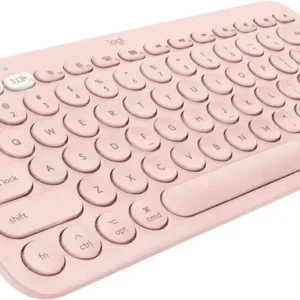 Logitech K380 Multi-Device Bluetooth Keyboard – Rose – Arb/Eng