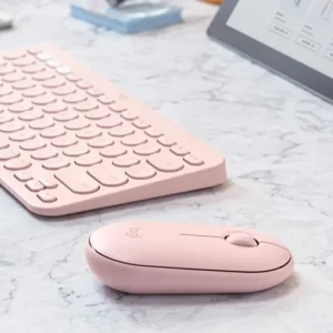 Logitech Pebble M350 Wireless/Bluetooth Mouse – ROSE