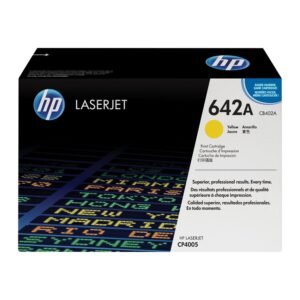 HP 642A Yellow CB402A Toner – Original LaserJet Cartridge for High-Quality Prints