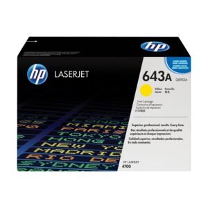 HP 643A Yellow Q5952A Toner – Original LaserJet Cartridge for Bright Color Prints