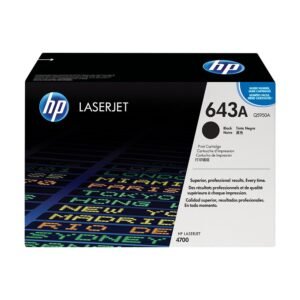 HP 643A Black Q5950A Toner – Original LaserJet Cartridge for High-Quality Prints