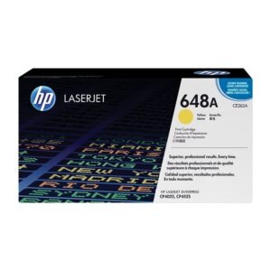 HP 648A Yellow CE262A Toner – Genuine LaserJet Toner for Vivid Color Printing