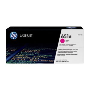 HP 651A Magenta CE343A Toner – Genuine LaserJet Toner for Rich Color Prints