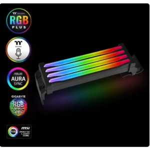 Thermaltake Pacific R1 Plus Memory Cover/LED Memory Cover/Plastic/5V LED Software Control