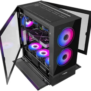 Twisted Minds Minimalist -04 Mid Tower Gaming Case – Black