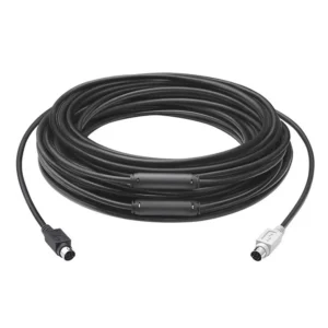 Logitech 15M Expansion Cable for Group Cam – Black