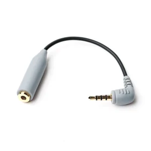 BOYA BY-CIP2 3.5mm Microphone Cable 3.5mm TRS to TRRS Adapter for Smartphones.