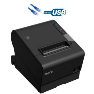 Epson TM-T88vi POS Thermal Receipt Printer – LAN + USB + Serial