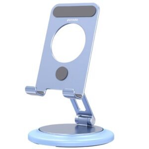 Porodo 360° Rotating Mobile & Tablet Stand (Blue)