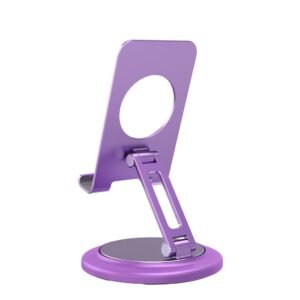 Porodo 360° Rotating Mobile & Tablet Stand (Purple)