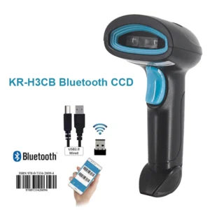 Bluetooth Wireless 2D Barcode Scanner + Cash Drawer + Thermal Receipt Printer With 3-in1 interface