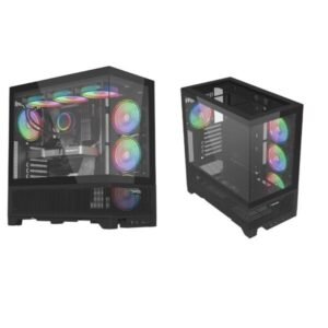 Twisted Minds Minimalist -07 Mid Tower GamingÂ CaseÂ -Â Black