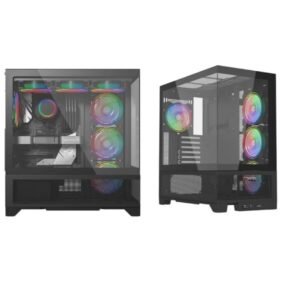 Twisted Minds Minimalist -07 Mid Tower GamingÂ CaseÂ -Â Black