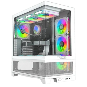 Twisted Minds Minimalist -07 Mid Tower GamingÂ CaseÂ -Â White