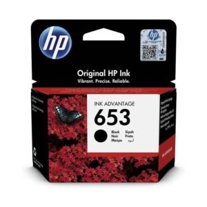 HP 653 Tri-Color Ink Cartridge – 200 Pages + HP 653 Black Ink Cartridge – 360 Pages +  A4 Paper