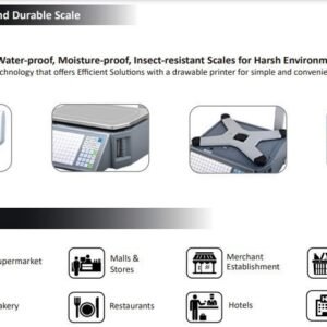 E-POS 1100C Weighing Scale with Thermal Label Printing