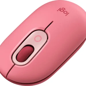 Logitech POP with Emoji Wireless/Bluetooth Mouse-Pink