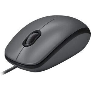 Logitech M100 USB Wired Mouse – Grey