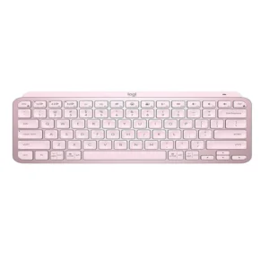 Logitech MX Keys Mini Bluetooth Illuminated Keyboard, English – Rose Pink